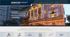 Desktop Screenshot of primewest.biz